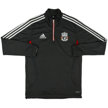2011-12 Liverpool adidas 1/4 Zip Drill Top - 8/10 - (M)