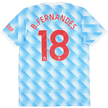 2021-22 Manchester United Away Shirt B.Fernandes #18 - 10/10 - (M)