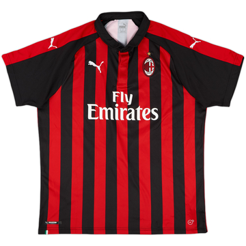2018-19 AC Milan Home Shirt - 9/10 - (XXL)