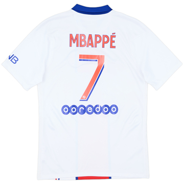 2020-21 Paris Saint-Germain Away Shirt Mbappe #7 - 8/10 - (S)