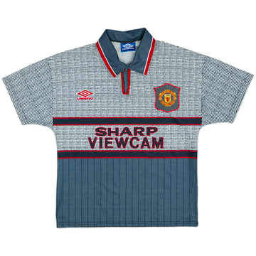 1995-96 Manchester United Away Shirt - 9/10 - (Y)