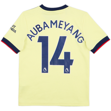 2021-22 Arsenal Away Shirt Aubameyang #14 - 9/10 - (M.Boys)