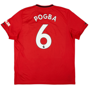 2019-20 Manchester United Home Shirt Pogba #6 - 8/10 - (XL)