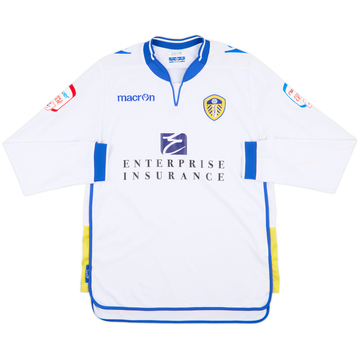 2012-13 Leeds United Home L/S Shirt - 8/10 - (M)