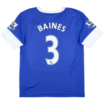 2012-13 Everton Home Shirt Baines #3 - 7/10 - (M)
