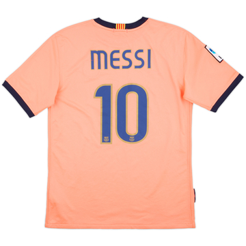 2009-10 Barcelona Away Shirt Messi #10 - 7/10 - (XL.Boys)