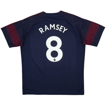 2018-19 Arsenal Away Shirt Ramsey #8 - 9/10 - (XL)