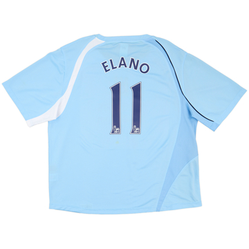 2008-09 Manchester City Home Shirt Elano #11 - 7/10 - (XXL)