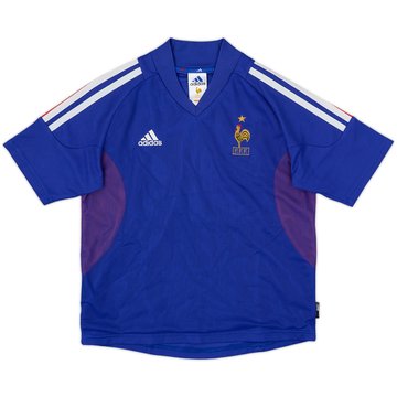 2002-04 France Home Shirt - 8/10 - (M.Boys)