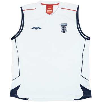 2006-08 England Umbro Training Vest - 8/10 - (XXL)