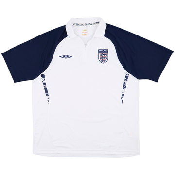 2008-09 England Umbro 1/4 Zip Polo Shirt - 7/10 - (XXL)