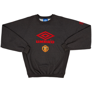 1995-96 Manchester United Umbro Sweat Top - 8/10 - (L)