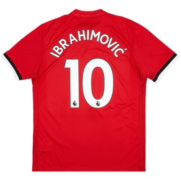 2017-18 Manchester United Home Shirt Ibrahimovic #10 - 6/10 - (L)