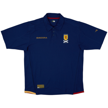 2007-08 Scotland Diadora Polo Shirt - 9/10 - (M)