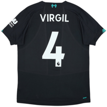 2019-20 Liverpool Third Shirt Virgil #4 - 9/10 - (XL.Boys)