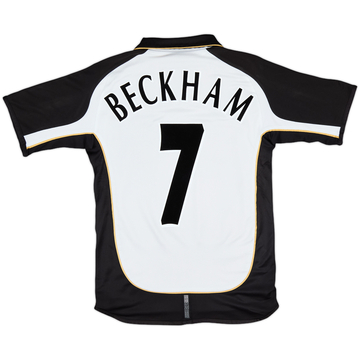 2001-02 Manchester United Centenary Away/Third Shirt Beckham #7 - 6/10 - (S)