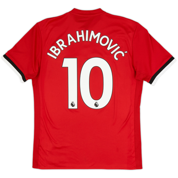 2017-18 Manchester United Home Shirt Ibrahimovic #10 - 6/10 - (M)
