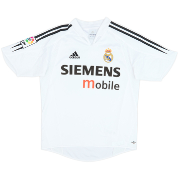 2004-05 Real Madrid Home Shirt - 8/10 - (L.Boys)