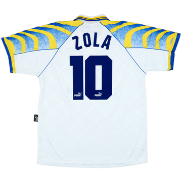 1995-97 Parma Home Shirt Zola #10 - 8/10 - (XL)