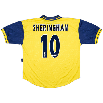1995-97 Tottenham Third Shirt Sheringham #10 - 9/10 - (XL)