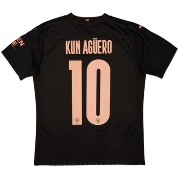 2020-21 Manchester City Away Shirt Kun Aguero #10 - 5/10 - (S)
