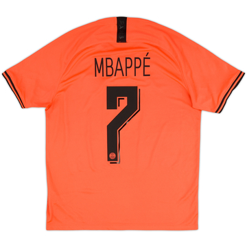 2019-20 Paris Saint-Germain Away Shirt Mbappe #7 - 6/10 - (L)