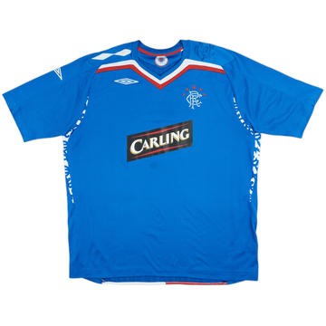 2007-08 Rangers Home Shirt - 6/10 - (XXL)