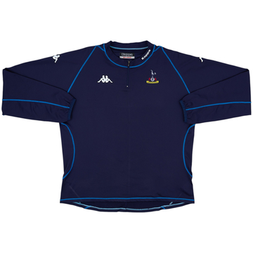 2004-05 Tottenham Kappa 1/4 Zip Sweat Top - 8/10 - (XXL)