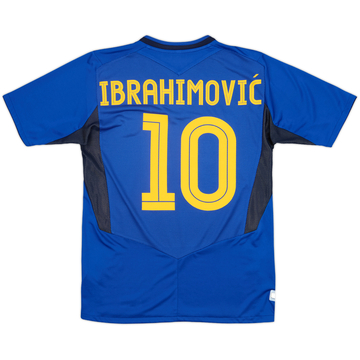 2004-06 Sweden Away Shirt Ibrahimovic #10 - 9/10 - (M)