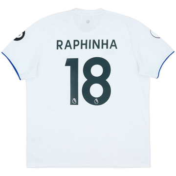 2020-21 Leeds United Home Shirt Raphinha #18 - 8/10 - (XL)