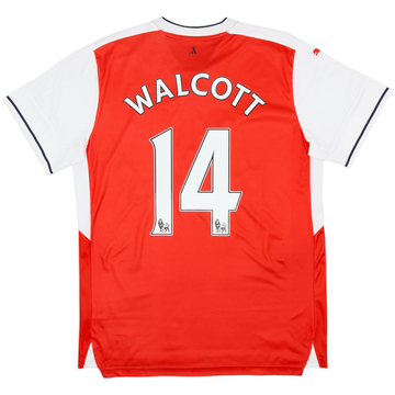Camiseta de local del Arsenal 2016-17 Walcott #14 - 8/10 - (L)
