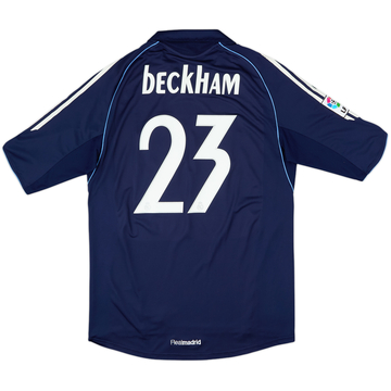 2005-06 Real Madrid Away Shirt Beckham #23 - 8/10 - (L)
