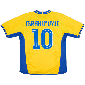 2003-04 Sweden Home Shirt Ibrahimovic #10 - 8/10 - (L)