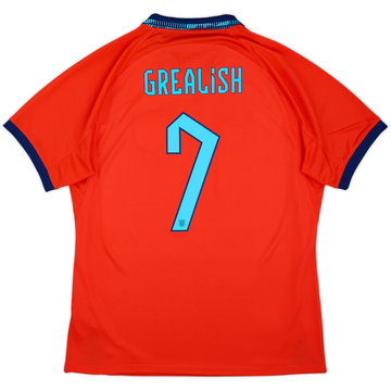 2022-23 England Away Shirt Grealish #7 - 9/10 - (L)