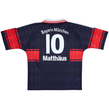 1997-99 Bayern Munich Home Shirt Matthaus #10 - 7/10 - (XL)