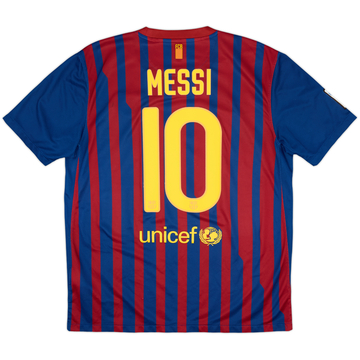2011-12 Barcelona Home Shirt Messi #10 - 6/10 - (L)
