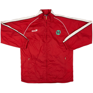 2011-12 Hannover 96 Jako Hooded Rain Jacket - 9/10 - (L)