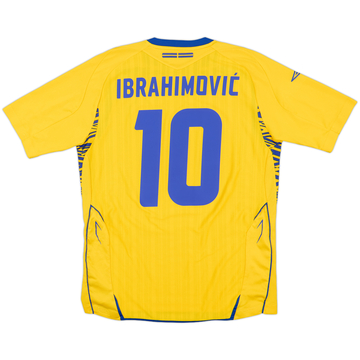 2007-09 Sweden Home Shirt Ibrahimovic #10 - 10/10 - (M)