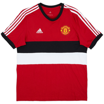 2021-22 Manchester United adidas Cotton Tee - 8/10 - (L)