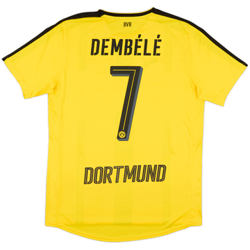 2016-17 Borussia Dortmund Home Shirt Dembele #7 - 8/10 - (L)
