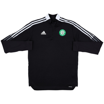 2021-22 Celtic adidas 1/4 Zip Drill Top - 9/10 - (L)