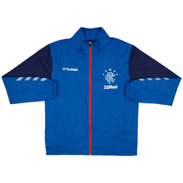 2018-19 Rangers Hummel Track Jacket - 10/10 - (M)
