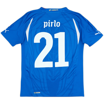 2010-12 Italy Home Shirt Pirlo #21 - 8/10 - (XL.Boys)