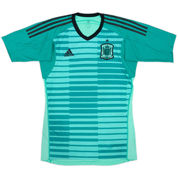 2018-19 Spain GK S/S Shirt - 9/10 - (S)