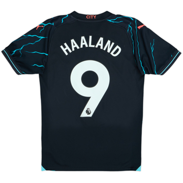 2023-24 Manchester City Third Shirt Haaland #9 - 10/10 - (S)