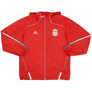2010-11 Liverpool adidas Hooded Rain Jacket - 5/10 - (M)