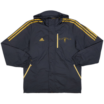 2010-11 Liverpool adidas Hooded Rain Jacket - 7/10 - (S/M)