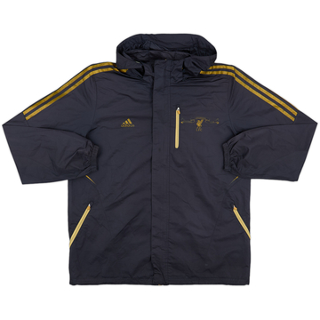 2010-11 Liverpool adidas Hooded Rain Jacket - 8/10 - (XL)