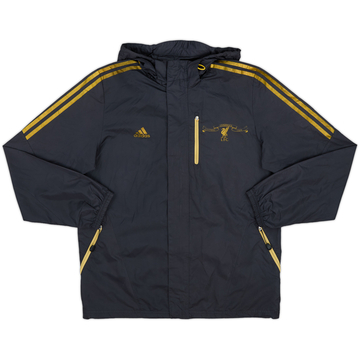 2010-11 Liverpool adidas Hooded Rain Jacket - 8/10 - (L)