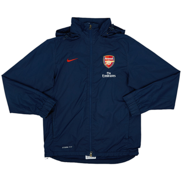 2011-12 Arsenal Nike Hooded Rain Jacket - 8/10 - (S)